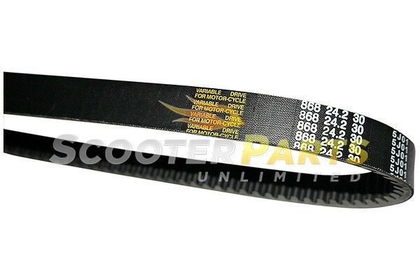 868-24.2-30 CVT Drive Belt Part For 250cc Chinese Gas Scooter Moped Engine Motor
