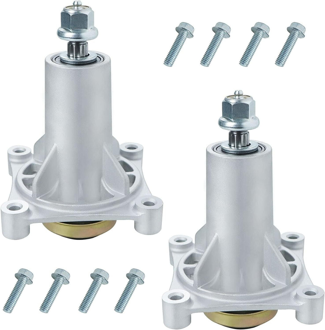 2PCS Spindle Assembly For Husqvarna YT16542 YT1942 YT42LS YTA18542 Tractor 42