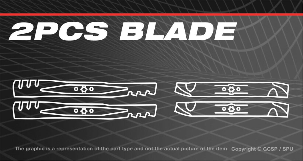 2PCS Blades For Troy Bilt Mustang XP 17ADCACT066 Zero Turn Mower 46