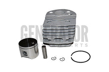 Load image into Gallery viewer, Cylinder Kit Piston Kit w Rings 44mm LOW VER For Husqvarna 346 350 353 Chainsaw
