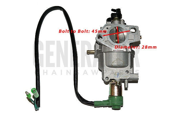 Carburetor Carb Solenoid For ETQ TG72K12 TG8250 420CC 14HP Generators 8250 Watts