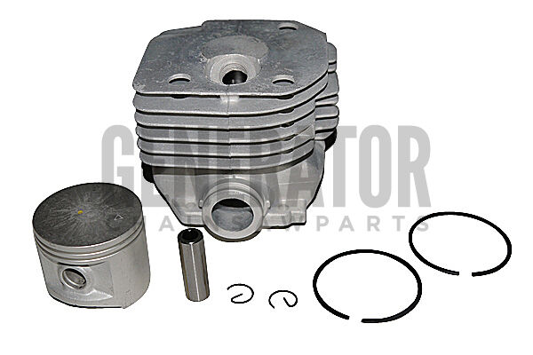 Cylinder Kit Piston w Rings 50mm Part For Husqvarna 371 372 Motor Chainsaw